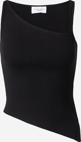 ABOUT YOU x Toni Garrn Top in Black: front