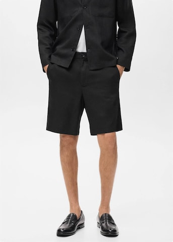 MANGO MAN Regular Pants 'Banarea' in Black