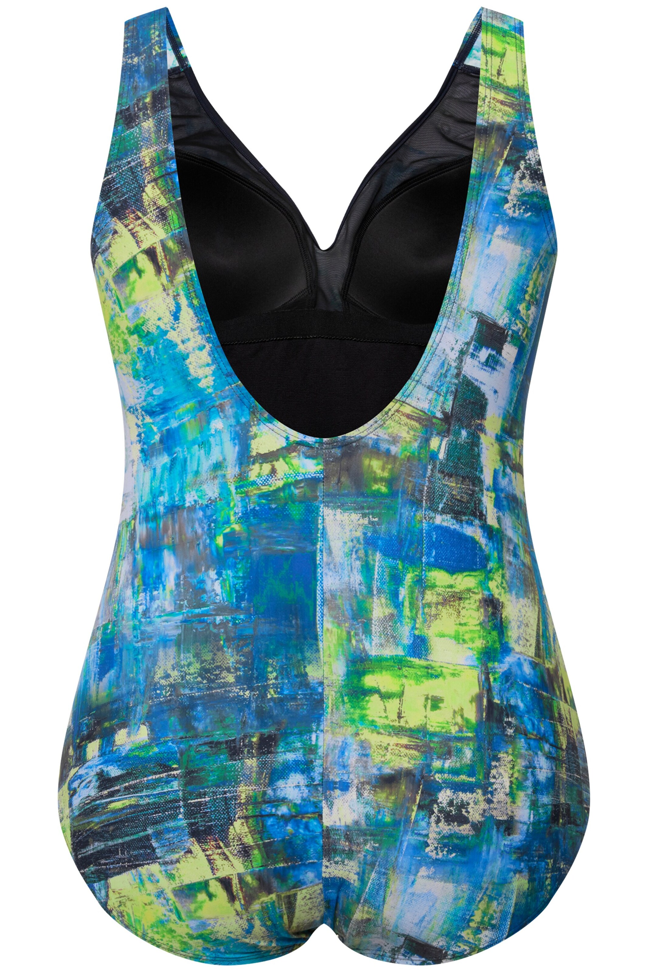 Ulla Popken Badpak in Blauw