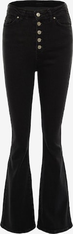 Trendyol Kavbojke | črna barva: sprednja stran