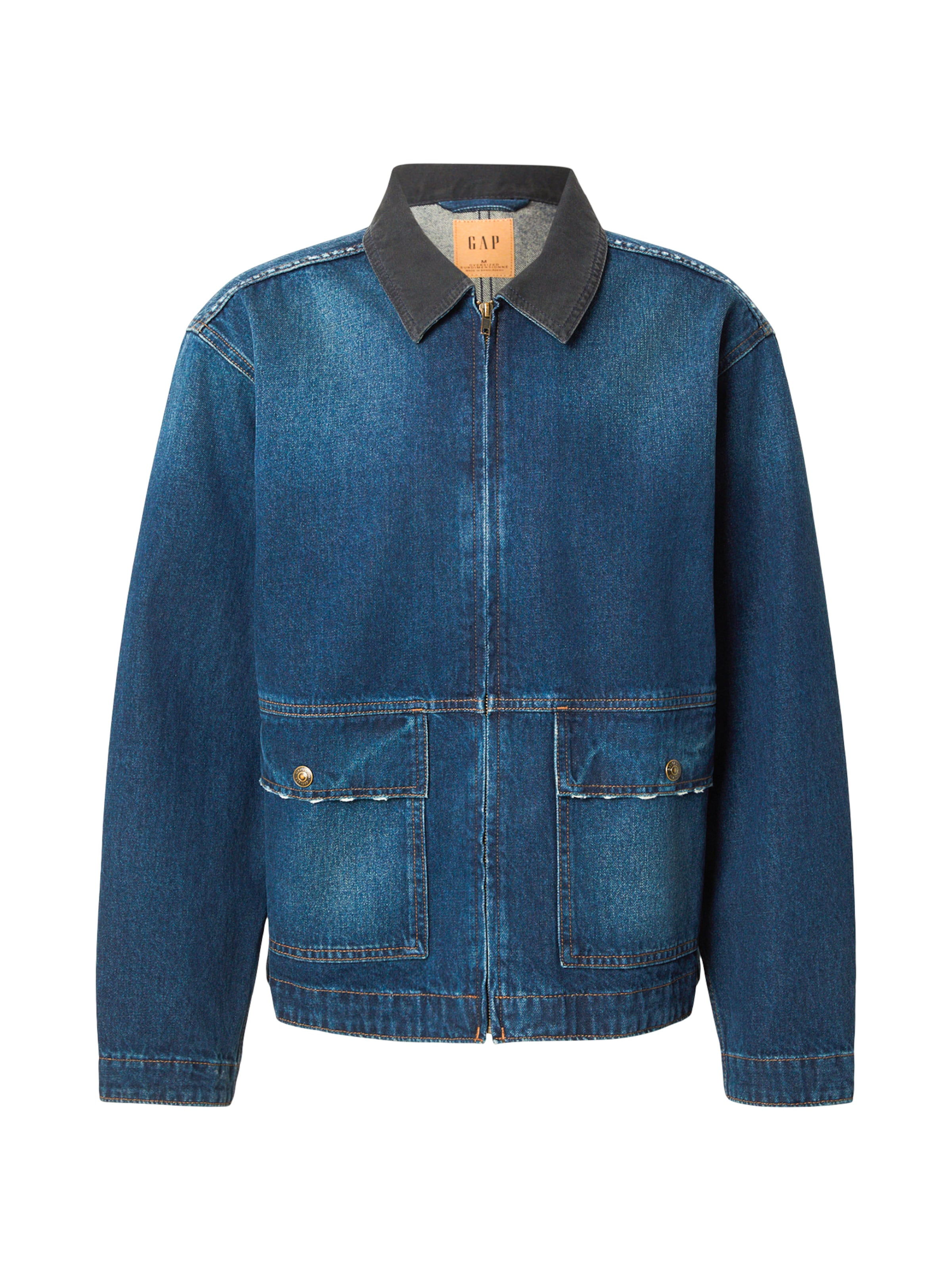 GAP Φθινοπωρινό και ανοιξιάτικο μπουφάν 'RONNIE' σε μπλε: μπροστά