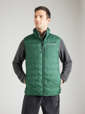 COLUMBIA Športen telovnik 'Delta Ridge II' | zelena barva: sprednja stran