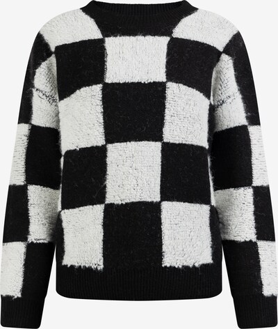 myMo ROCKS Pullover in schwarz / weiß, Produktansicht