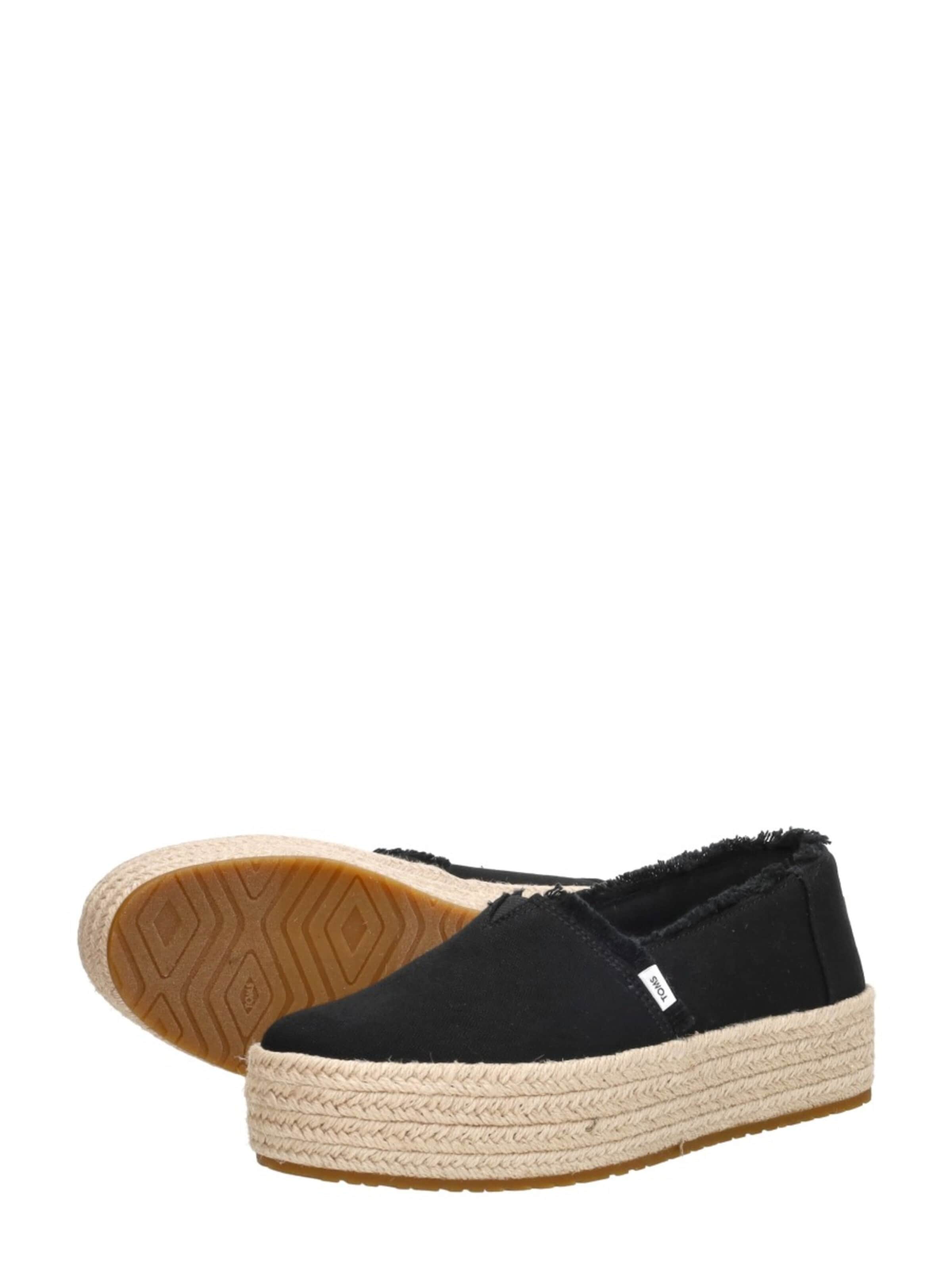 TOMS Espadrilles 'Valencia' in Zwart