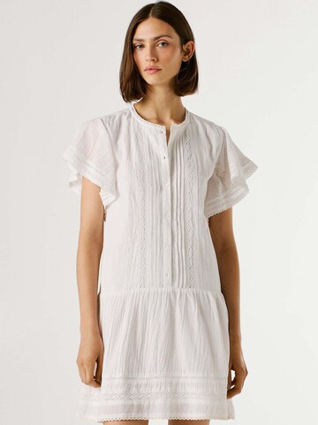 Abito 'Destin' di Pepe Jeans in bianco: frontale