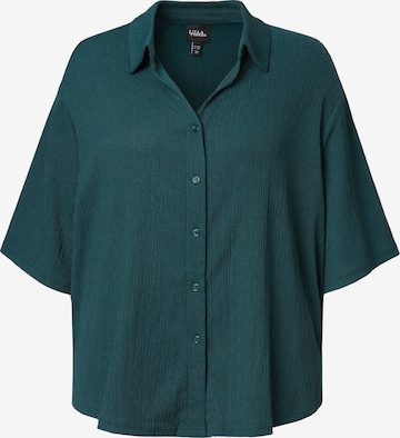 Ulla Popken Blouse in Green: front