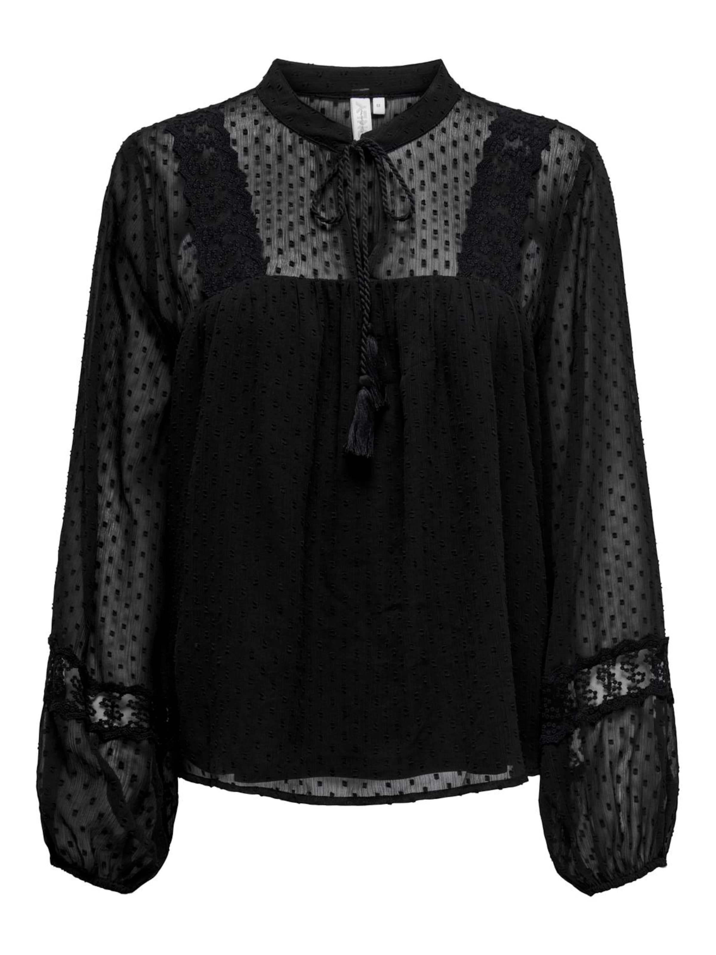 ONLY - Blusa 'ONLTESSA ELIZA' em preto: frente