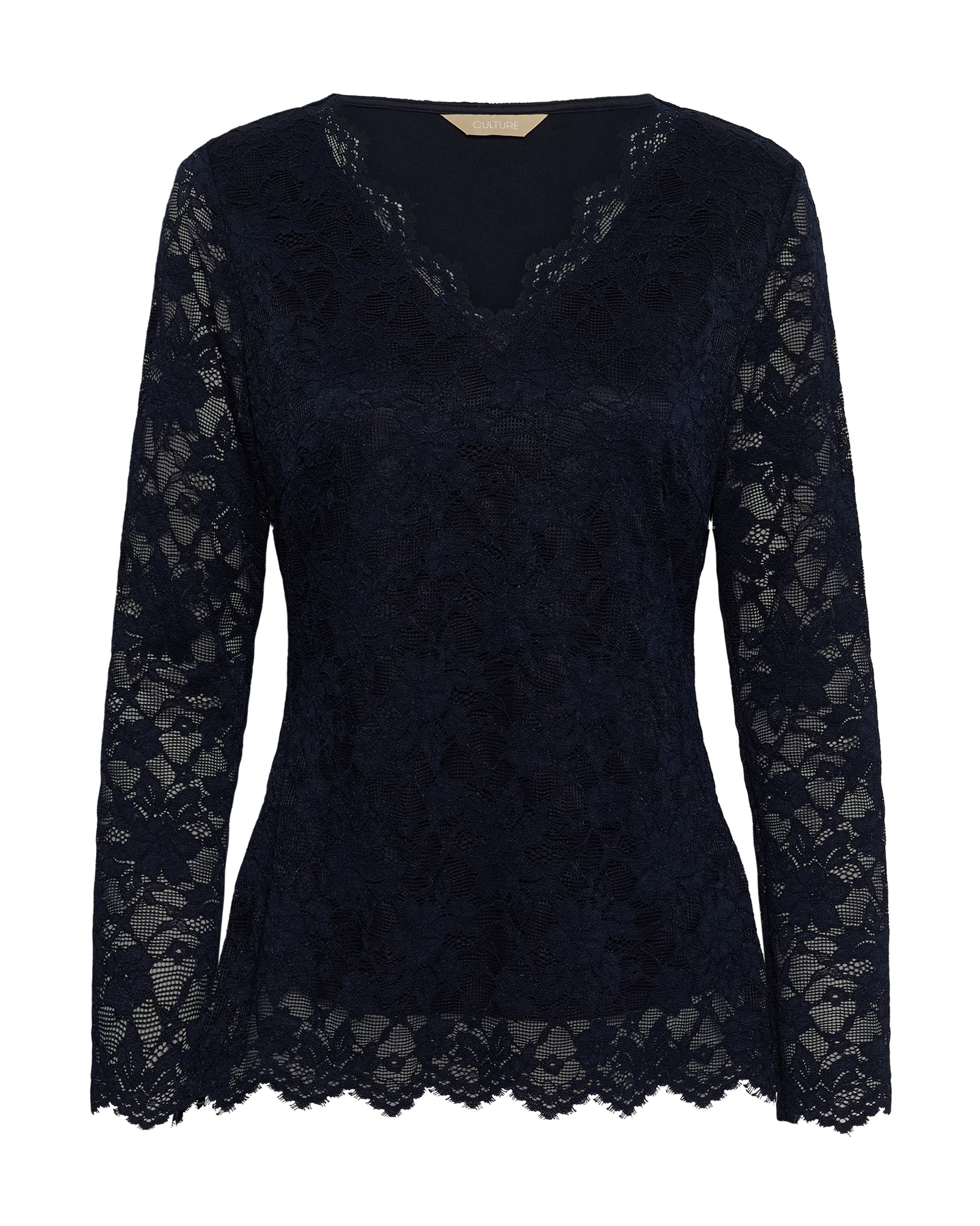 CULTURE - Camiseta 'Lively' en azul: frente