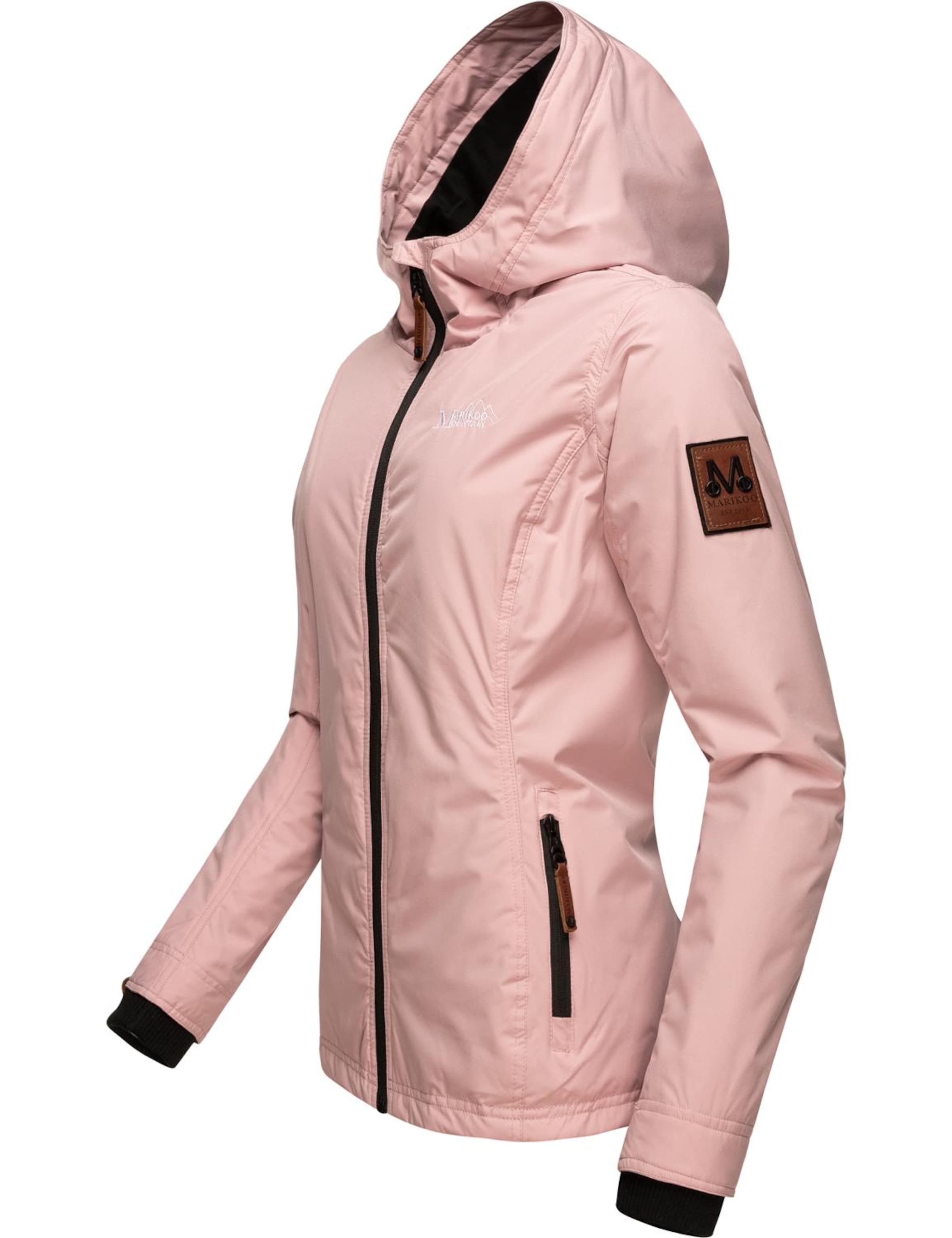 MARIKOO Φθινοπωρινό και ανοιξιάτικο μπουφάν 'Brombeere' σε ροζ