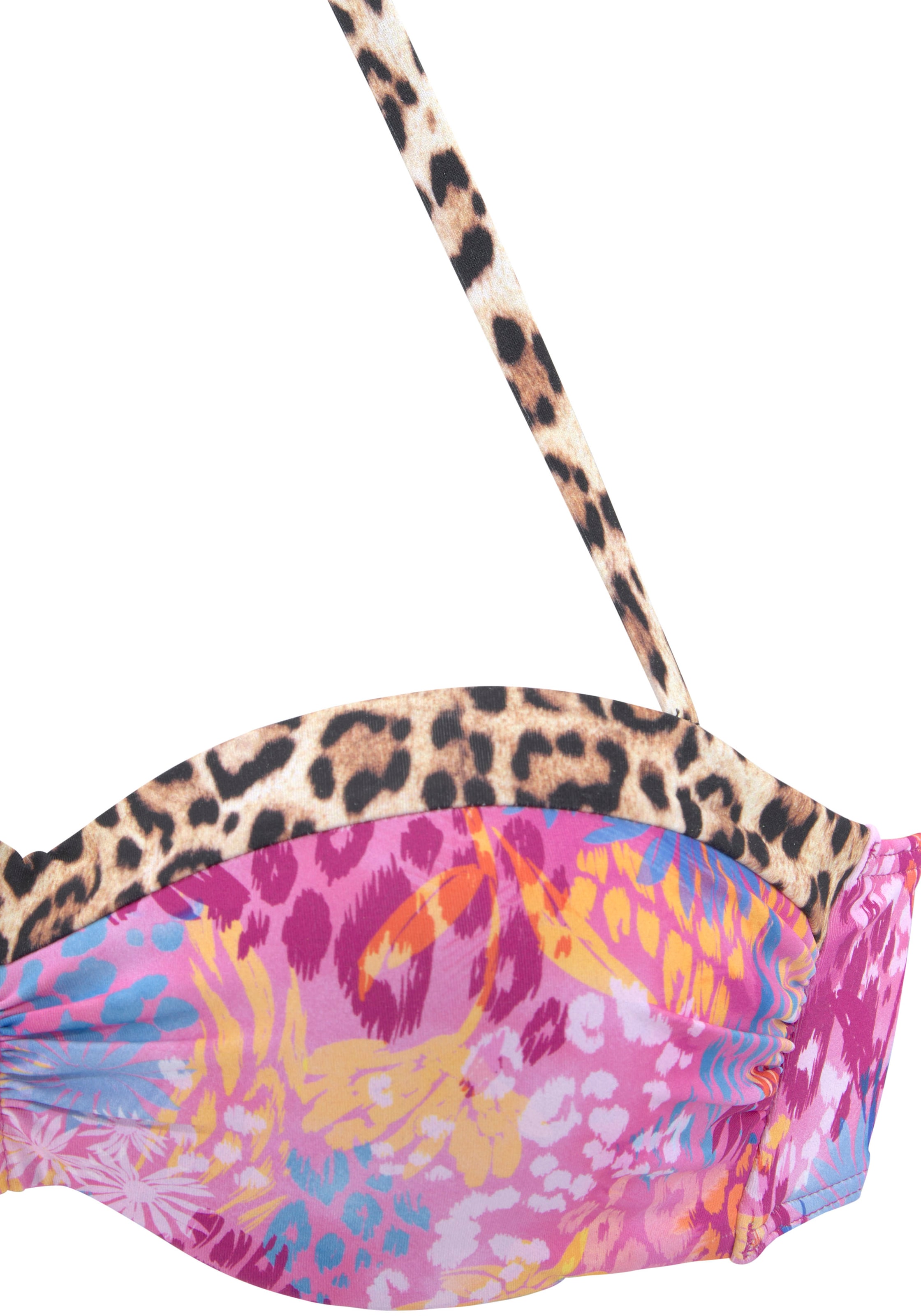BUFFALO Bandeau Bikinioverdel i pink