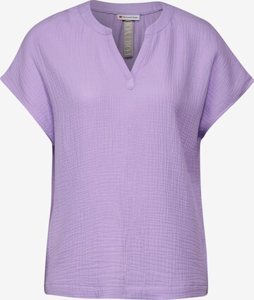 STREET ONE Blouse in Purple: front