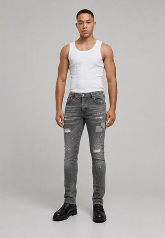 Slimfit Jeans 'Pablo' di 2Y Premium in grigio
