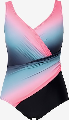 Maillot de bain Ulla Popken en mélange de couleurs : devant