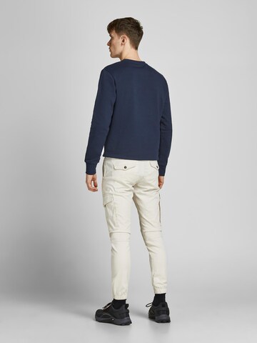 JACK & JONES Sweatshirt 'Charles' i blå