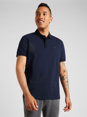 T-Shirt 'Paddy 3' BOSS en bleu : devant