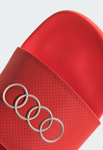 ADIDAS PERFORMANCE - Zapatos para playa y agua 'Audi F1 Team Adilette' en rojo