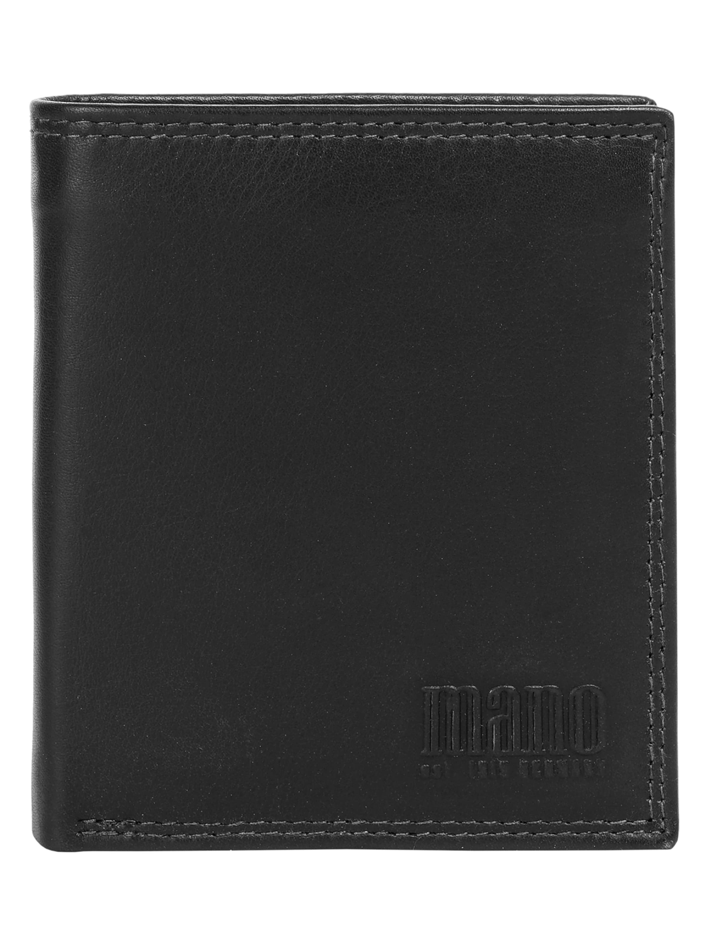 mano Portemonnaie 'SUTURA'‌‌ in Schwarz: Vorderseite