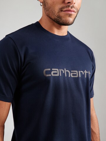 Carhartt WIP Póló 'Script' - kék