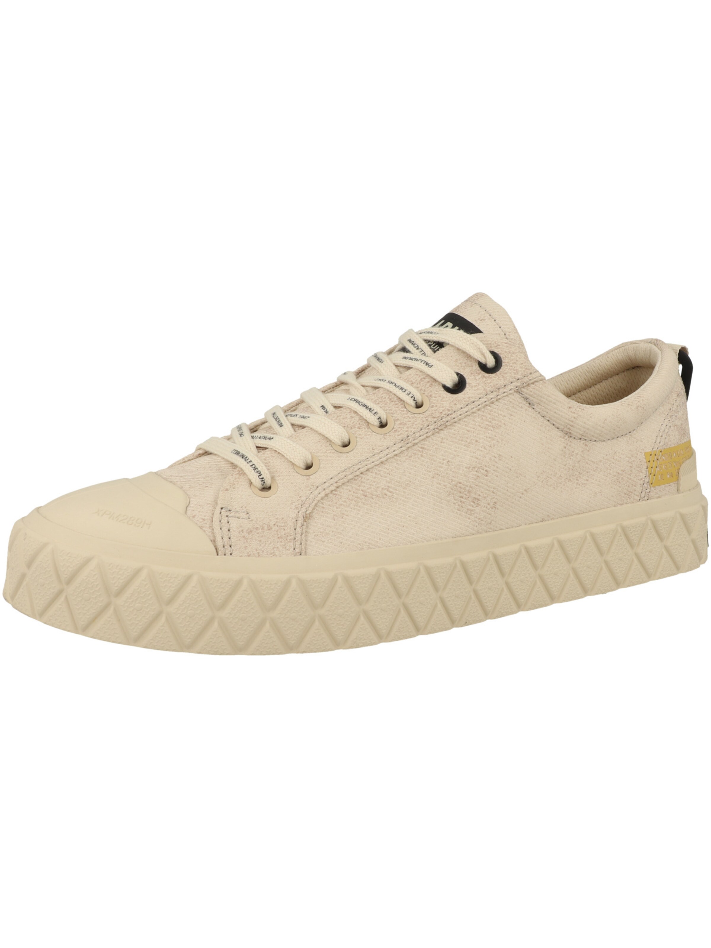 Sneaker bassa 'Ace' di Palladium in beige: frontale
