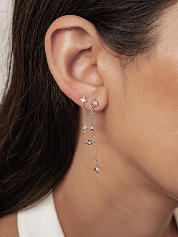 Hey Happiness - Pendientes 'Celestial Star Dangle' en plata: frente