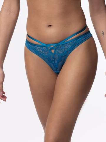 Dorina - Cueca 'Esme' em azul: frente