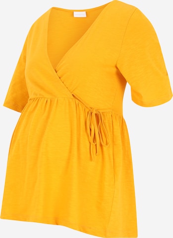 MAMALICIOUS Μπλουζάκι 'KALYNA TESS' σε κίτρινο: μπροστά