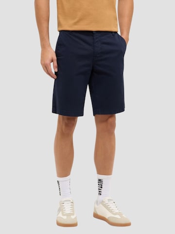 MUSTANG Regular Hose 'Mustang Style Brad Chino Shorts Dark Sapphire 1017473 4136'‌‌‌‌‌‌‌‌‌‌ in Blau: Vorderseite