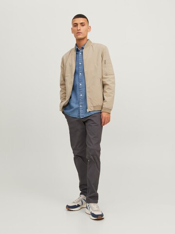 JACK & JONES Regular fit Prehodna jakna 'Rush' | rjava barva