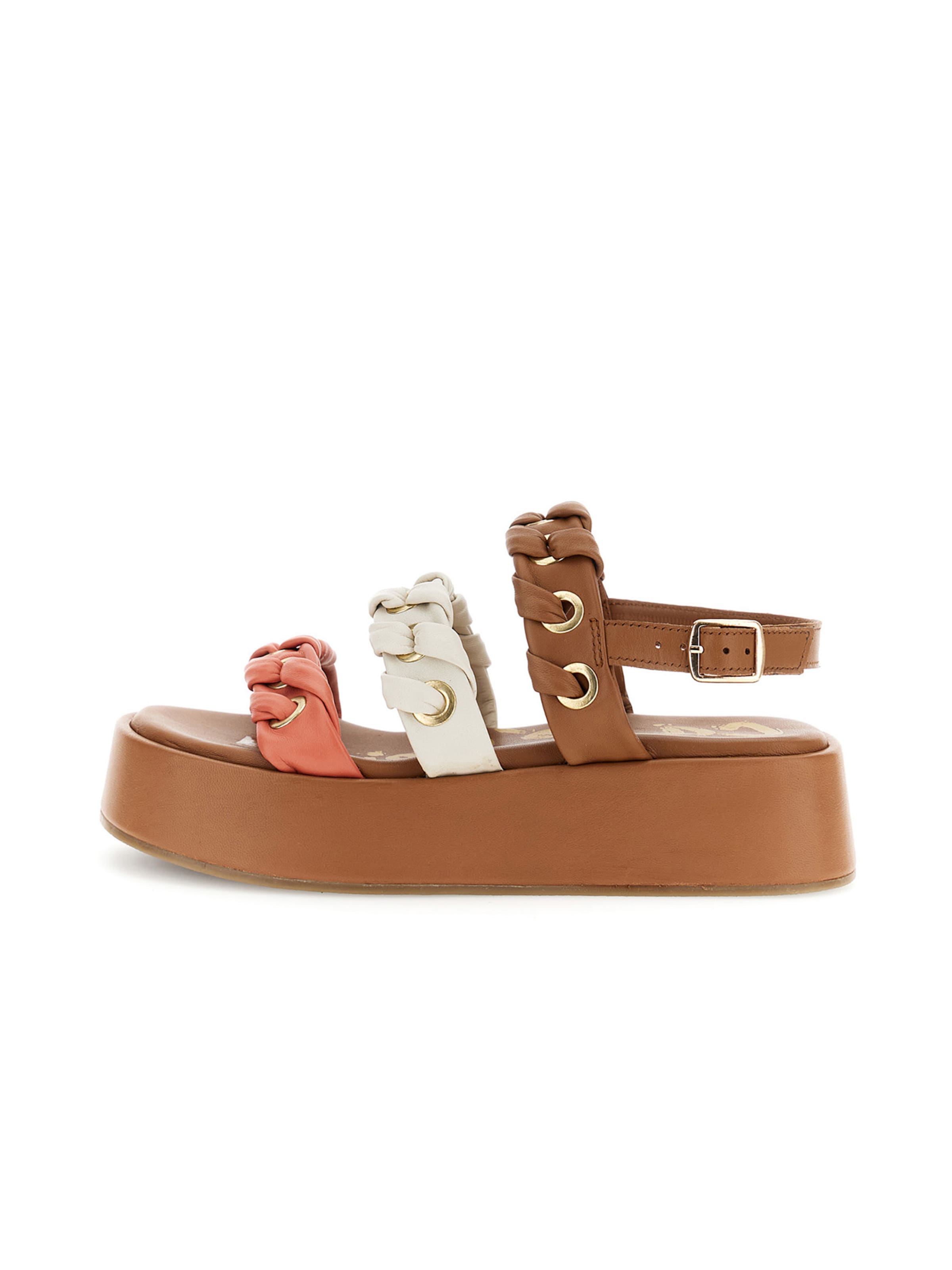 CAFè NOIR Sandal in Brown: front