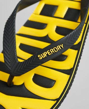 Tongs Superdry en noir