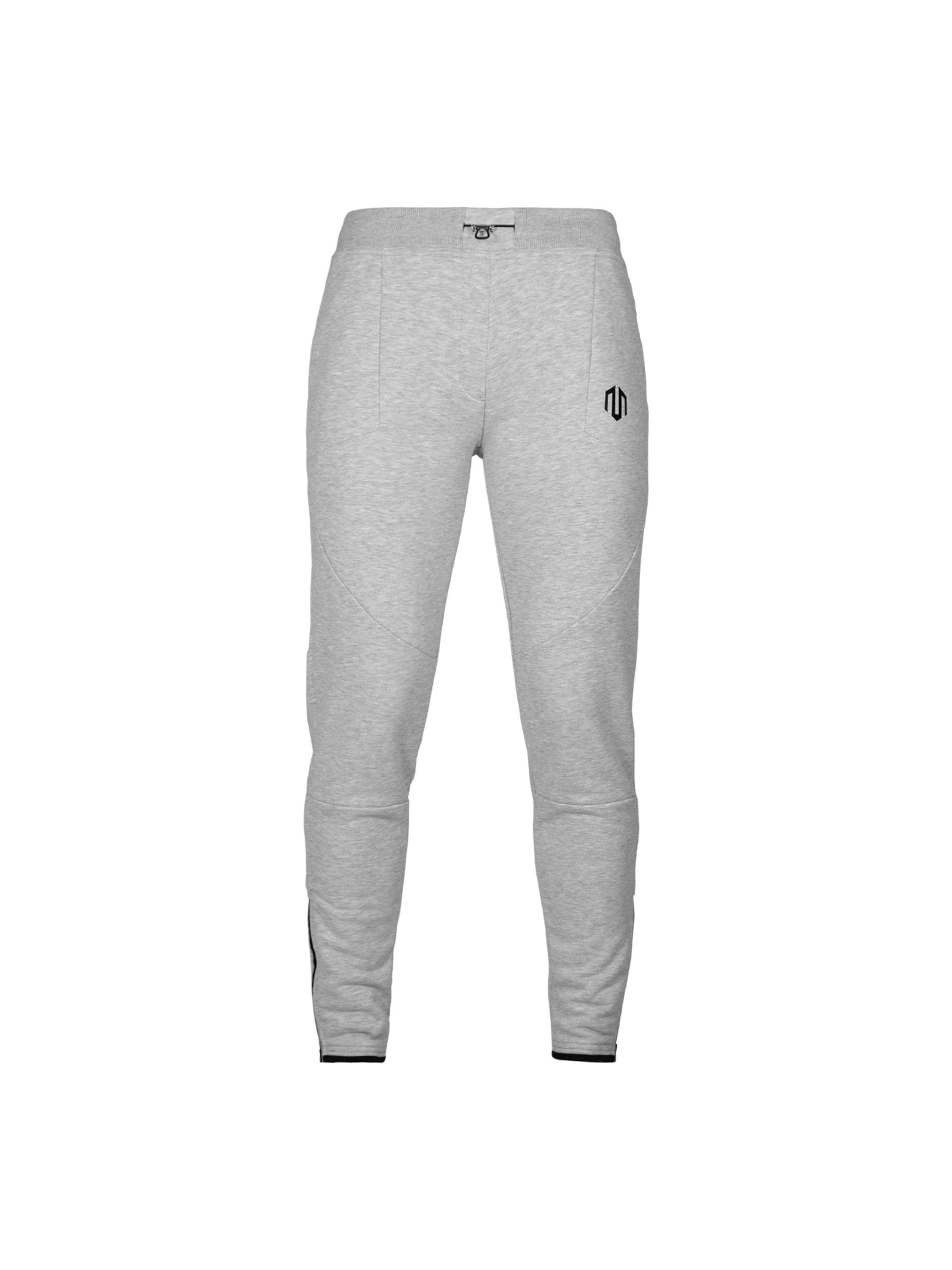 MOROTAI Tapered Sportbyxa 'Comfy Performance' i grå: framsida