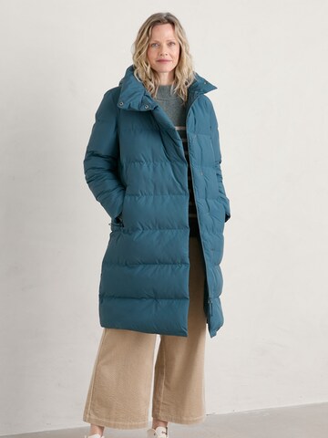 Seasalt Cornwall Přechodný kabát 'Holywell Bay' – modrá: přední strana