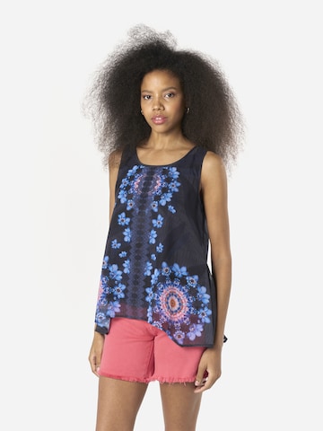 KOROSHI Blouse in Blue: front