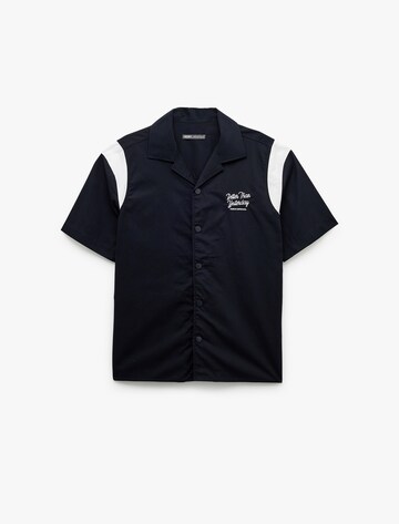 Koton Comfort fit Button Up Shirt in Blue: front