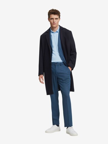 Regular Pantalon à plis ESPRIT en bleu