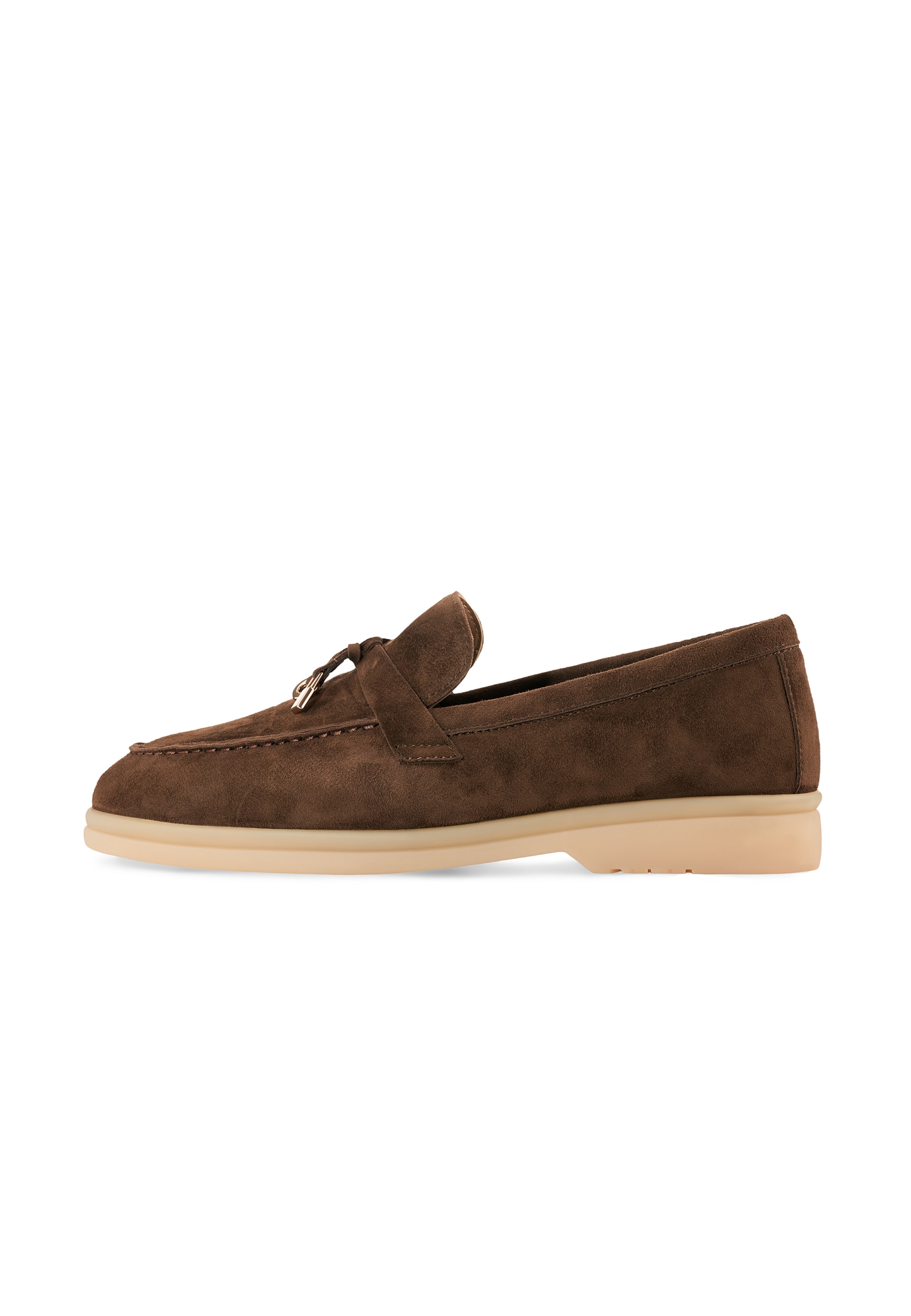 CESARE GASPARI Moccasin in Brown: front