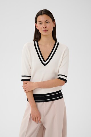 InWear Pullover 'LeenahIW' in Weiß: Vorderseite