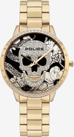 POLICE Analog Watch in Gold: front