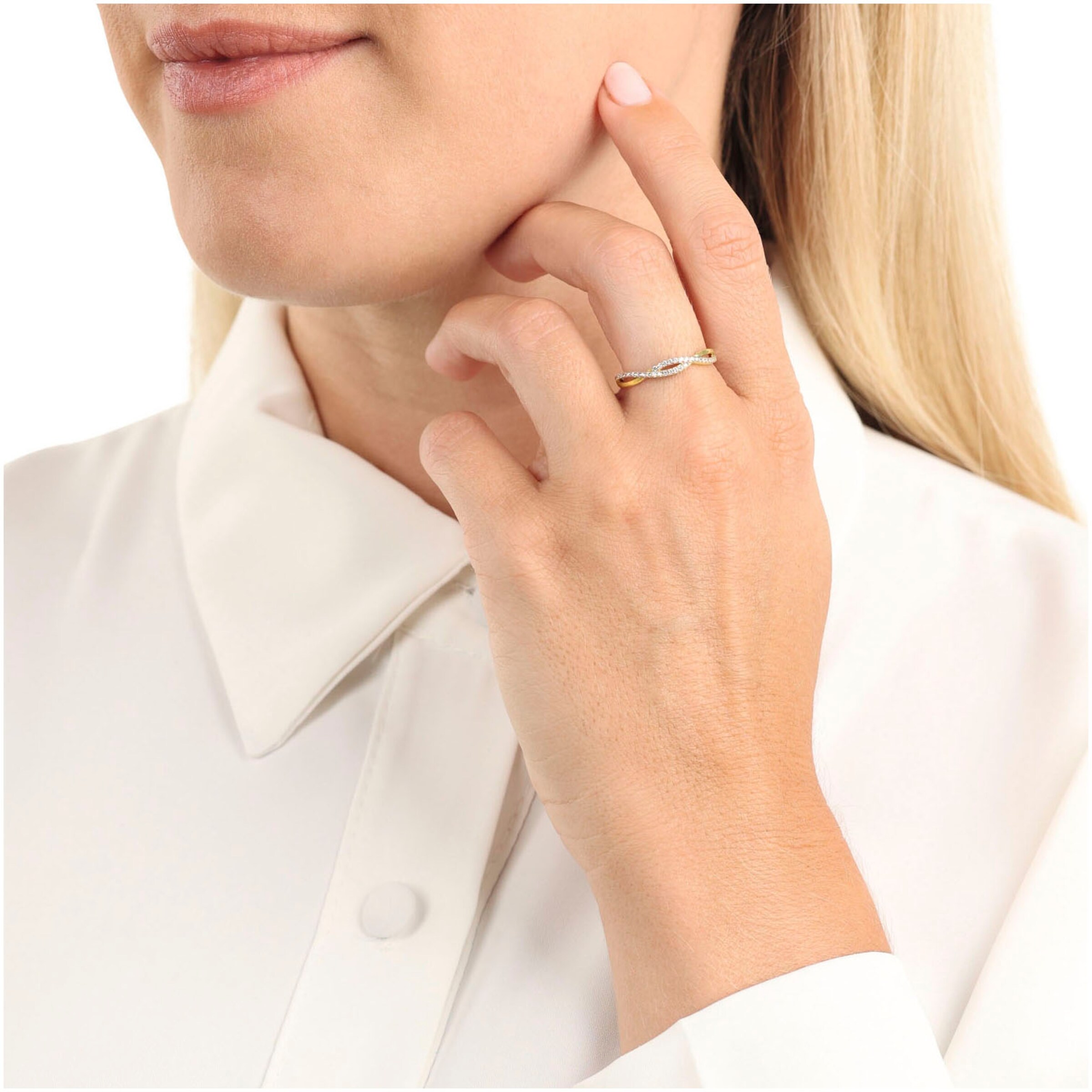 AMOR Ring in Gold: front