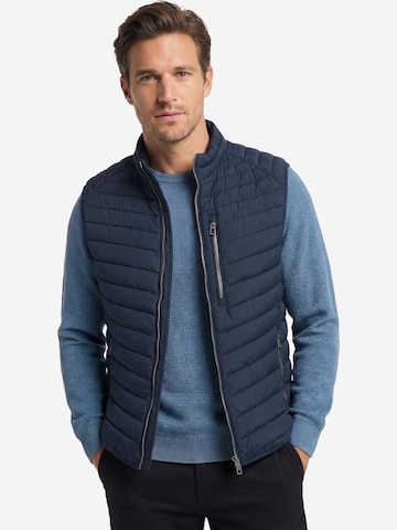 CASAMODA Vest 'Basic' in Blue: front