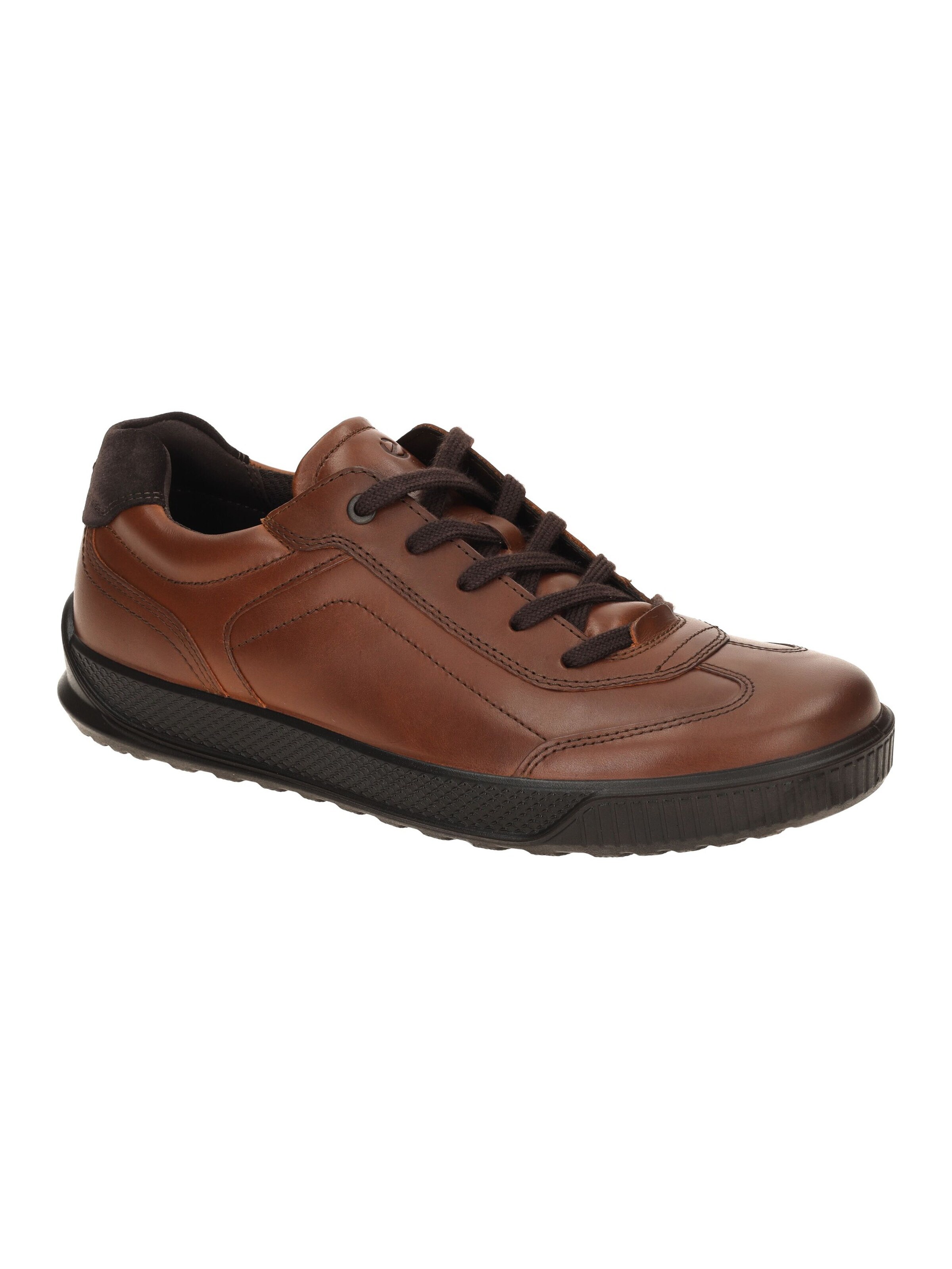 ECCO Lace-Up Shoes 'Ecco Byway Schuhe braun Glattleder 501684' in Brown: front