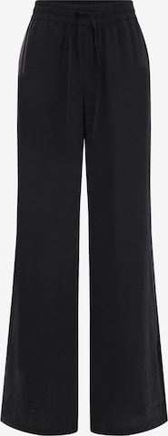 WE Fashion - Loosefit Pantalón en negro: frente