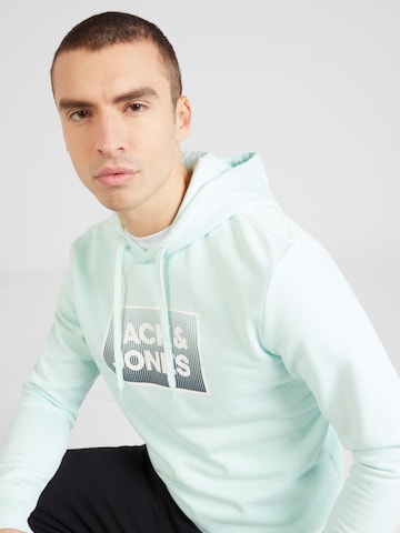 JACK & JONES Mikina 'STEEL' – modrá