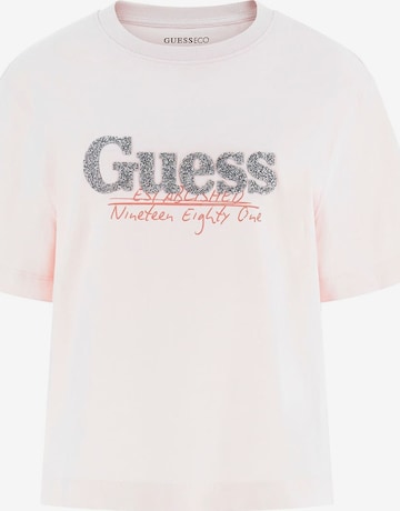 GUESS T-Shirt in Pink: Vorderseite