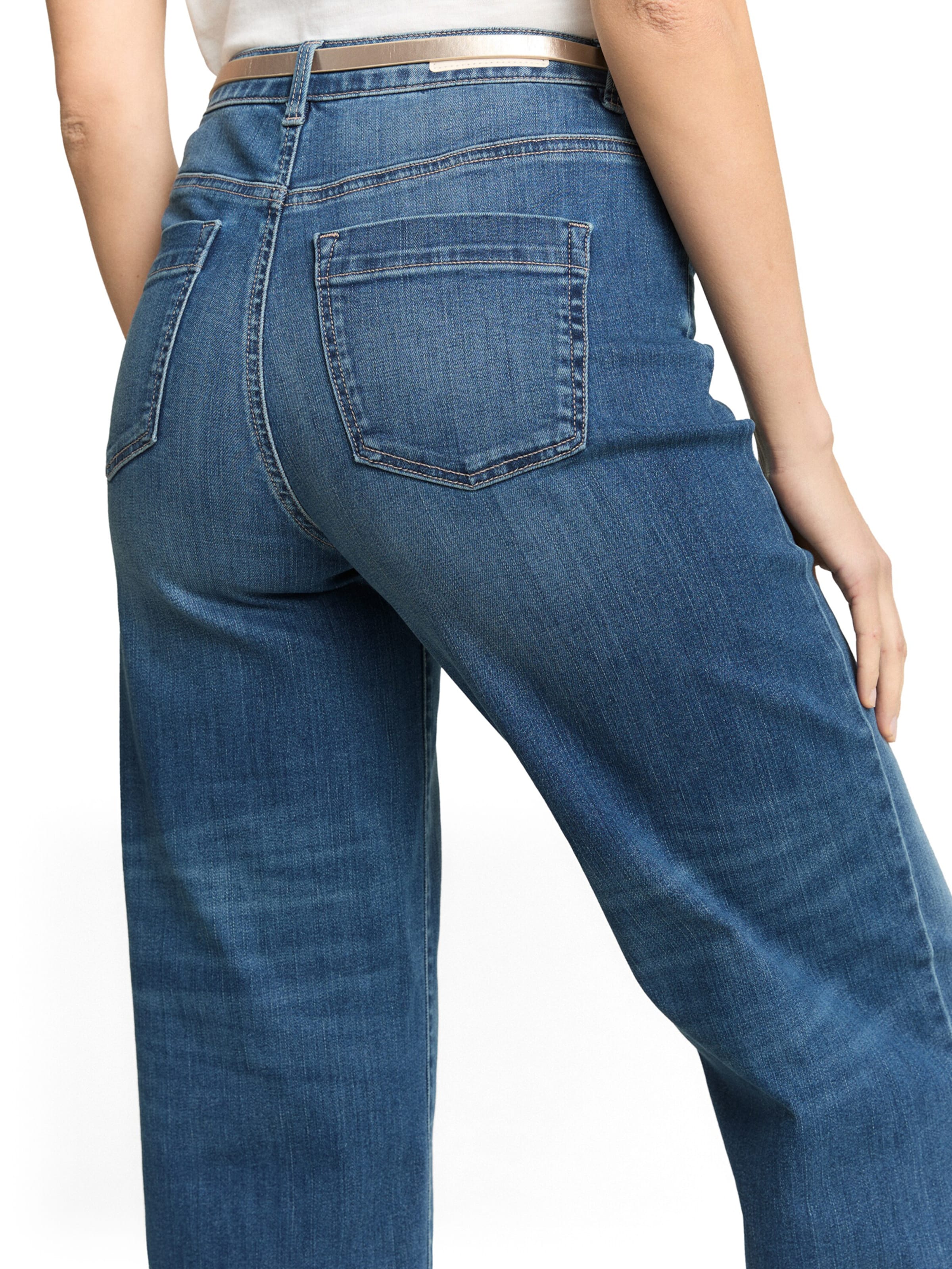 Wide leg Jeans 'NELMA' de la TOM TAILOR pe albastru