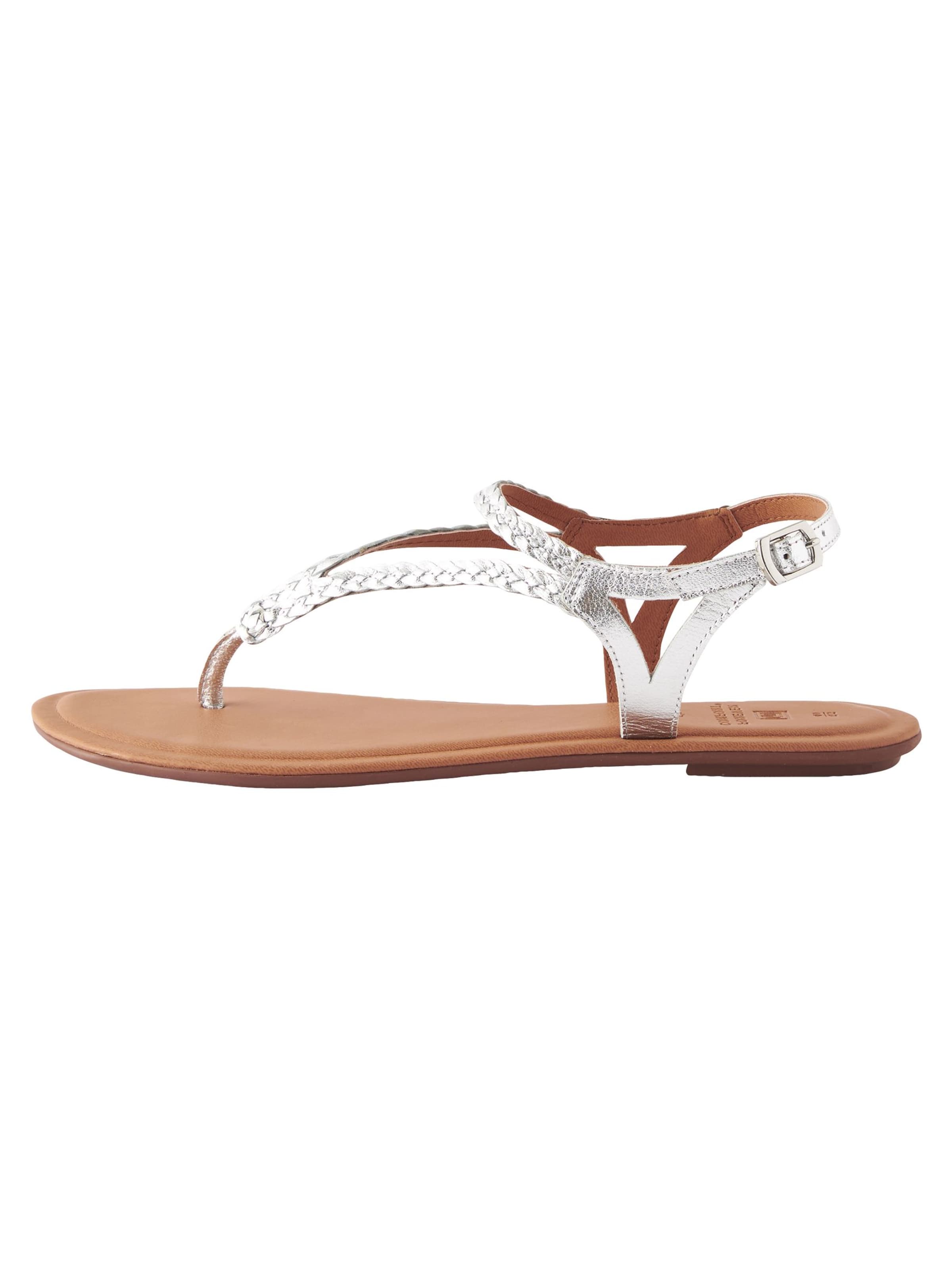 Next - Chinelos de dedo 'Forever Comfort®' em prata: frente