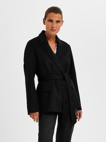 Veste mi-saison 'TARA' SELECTED FEMME en noir