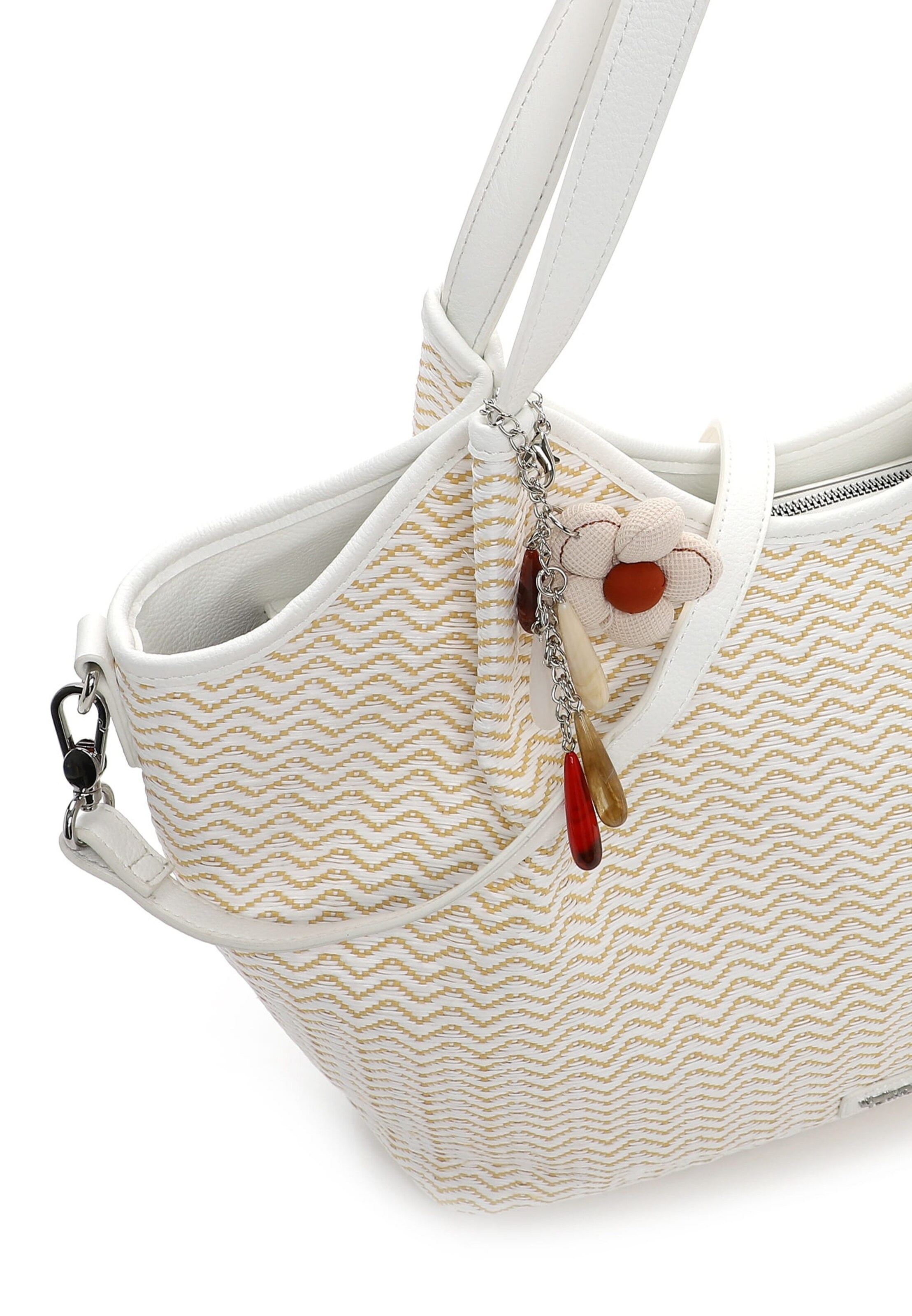 Tamaris Shopper 'Konstantina' in Weiß