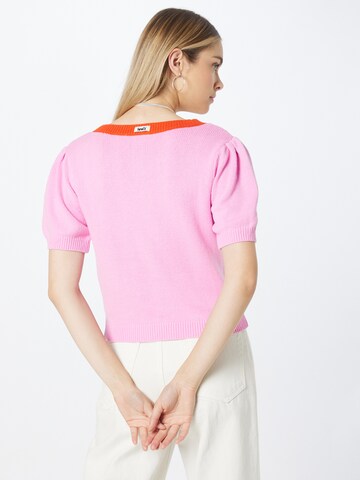 LEVI'S ® Strickjacke 'Josie Short Sleeve Cardigan' in Pink