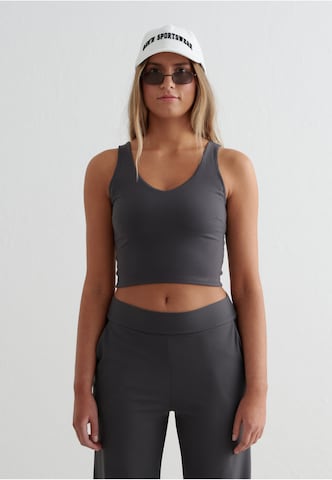 Bustino Reggiseno sportivo 'Sense' di Aim'n in grigio: frontale
